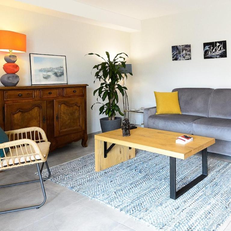 Petit Paradis à Sanary au calme 2 chs clim parking - Apartment mit 2 Schlafzimmern und Terrasse - 7