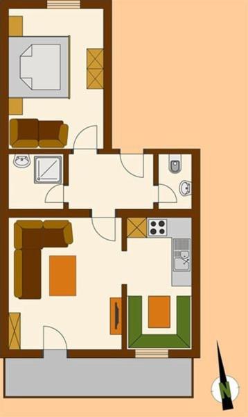 Ferienwohnungen Lechthaler - Apartment mit 1 Schlafzimmer und Balkon - 5