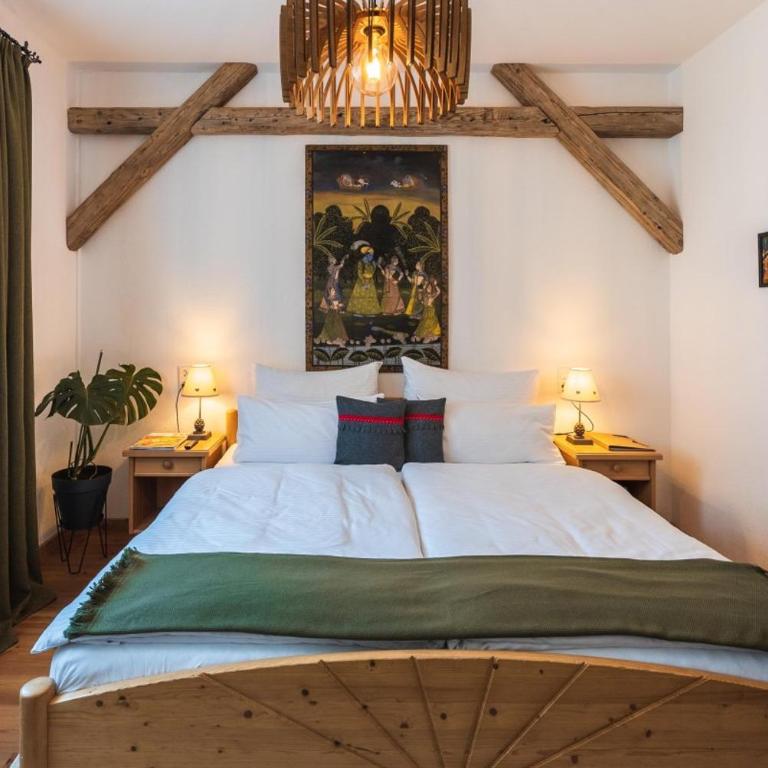 Das Halali - dein kleines Hotel an der Zugspitze - Zimmer mit Kingsize-Bett - 4