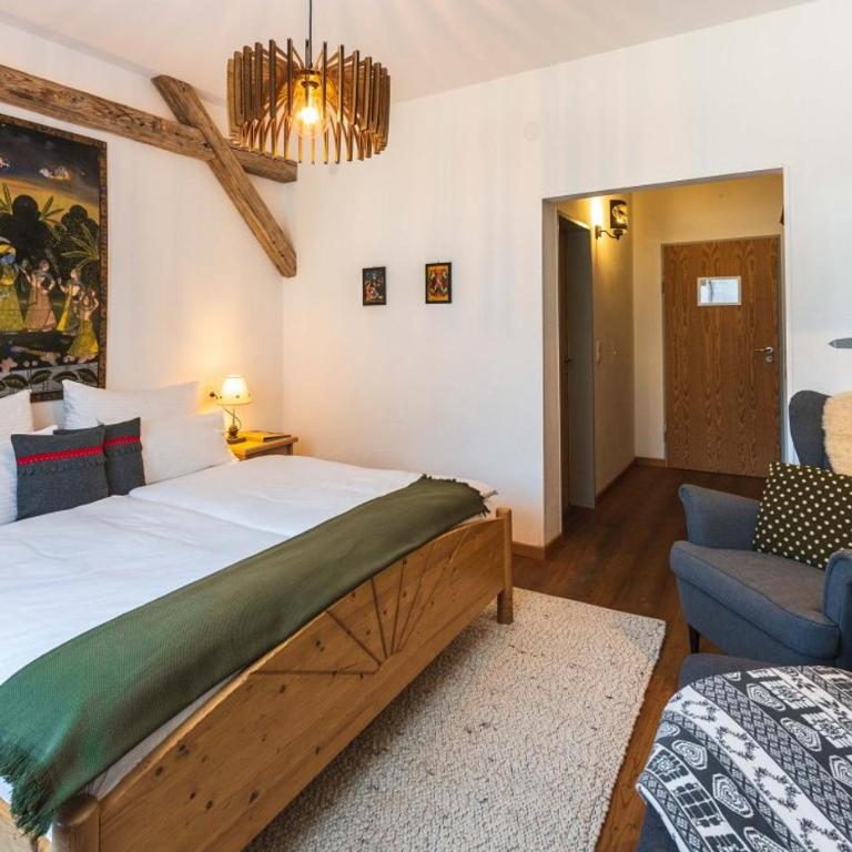 Das Halali - dein kleines Hotel an der Zugspitze - Zimmer mit Kingsize-Bett - 5