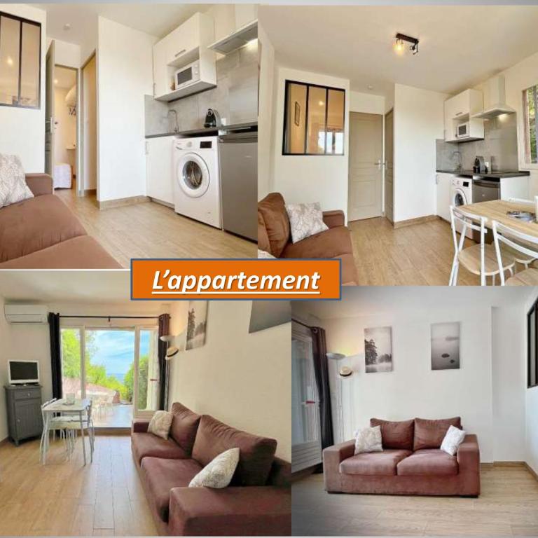 Appartement 4 personnes - vue mer - Théoule sur mer - ESQUILLON - Appartement 1 Chambre - 2