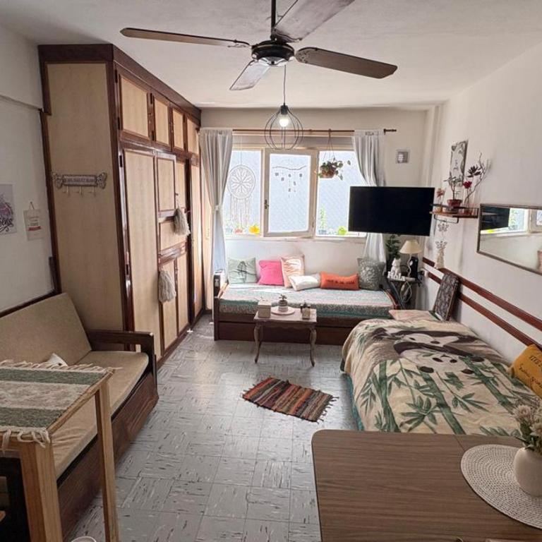 Depto monoambientes 50m del mar - Apartamento de 1 dormitorio - 1