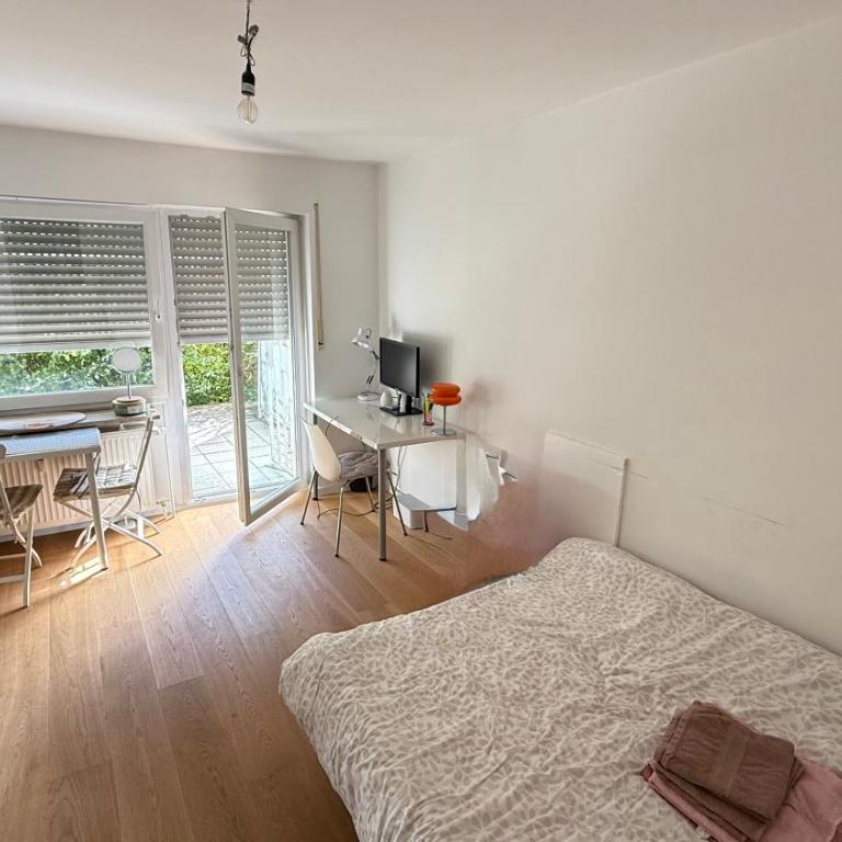 Bright Studio with Private Terrace near Nymphenburg Castle - Apartamento de 1 dormitorio - 2