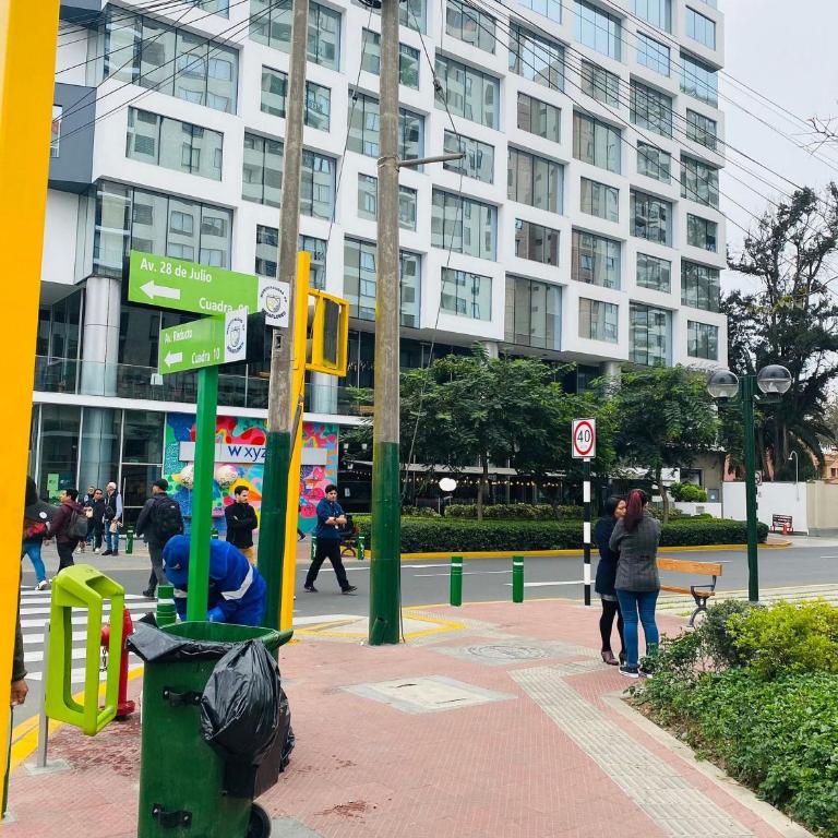 Apto/ cama king2 en el centro Miraflores - Apartamento Deluxe de 1 dormitorio con vistas a la ciudad - 26
