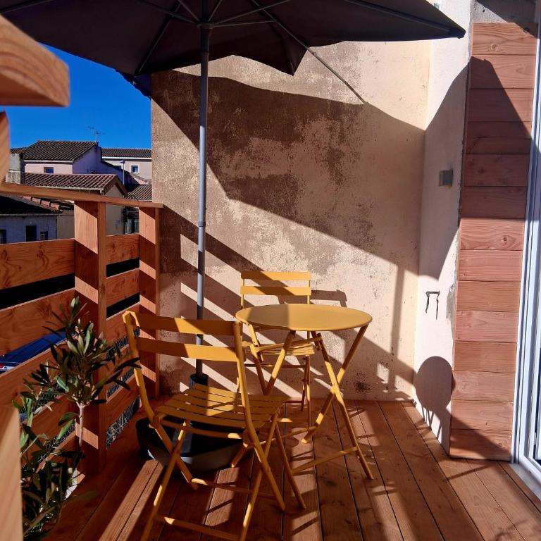 Le Repaire Secret, studio cosy et calme Narbonne - Appartamento con Vista Giardino - 3