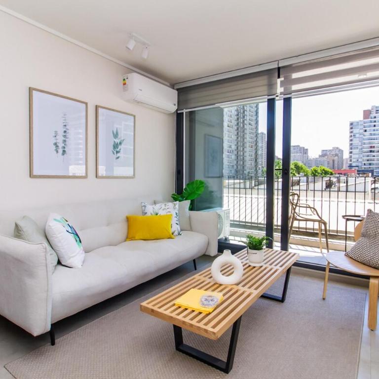 Confort y Estilo cerca e Metro Irarrázaval - Two-Bedroom Apartment - 1