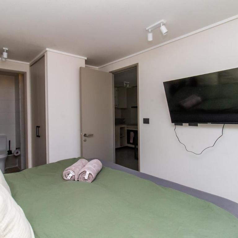 Confort y Estilo cerca e Metro Irarrázaval - Two-Bedroom Apartment - 20