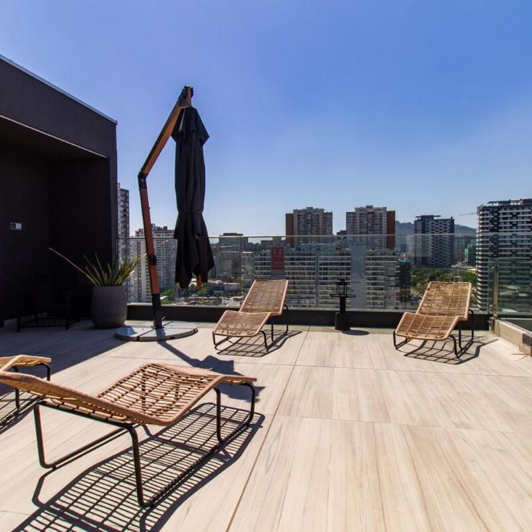 Confort y Estilo cerca e Metro Irarrázaval - Two-Bedroom Apartment - 31