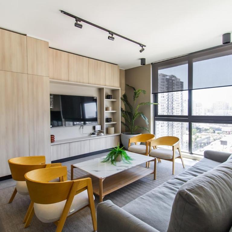 Confort y Estilo cerca e Metro Irarrázaval - Two-Bedroom Apartment - 47