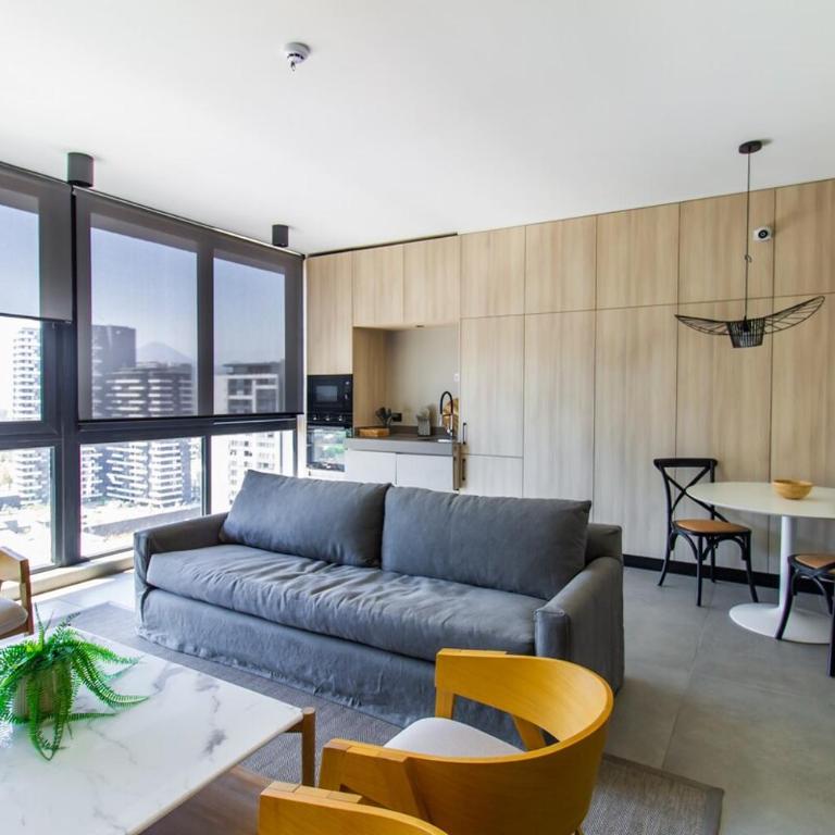 Confort y Estilo cerca e Metro Irarrázaval - Two-Bedroom Apartment - 51