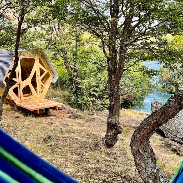 Surí refugios Aquasol, Carretera Austral, Cochrane - Double or Twin Room with Lake View - 4