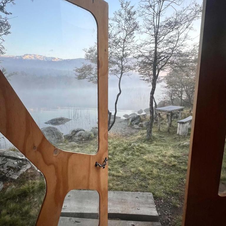 Surí refugios Aquasol, Carretera Austral, Cochrane - Double or Twin Room with Lake View - 10