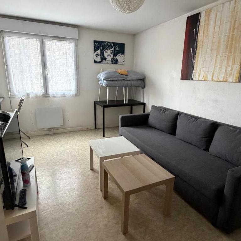 Studio 20m2 stationnement gratuit wifi 4 rue proudhon - Apartamento de 1 dormitorio - 10