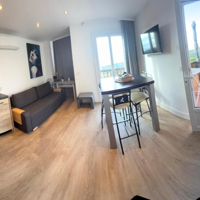 Appart Les Issambres Var vue mer 4 à 6 pers proche Ste Maxime et St Raphael - Appartement 1 Chambre avec Vue sur la Mer et Terrasse - 3