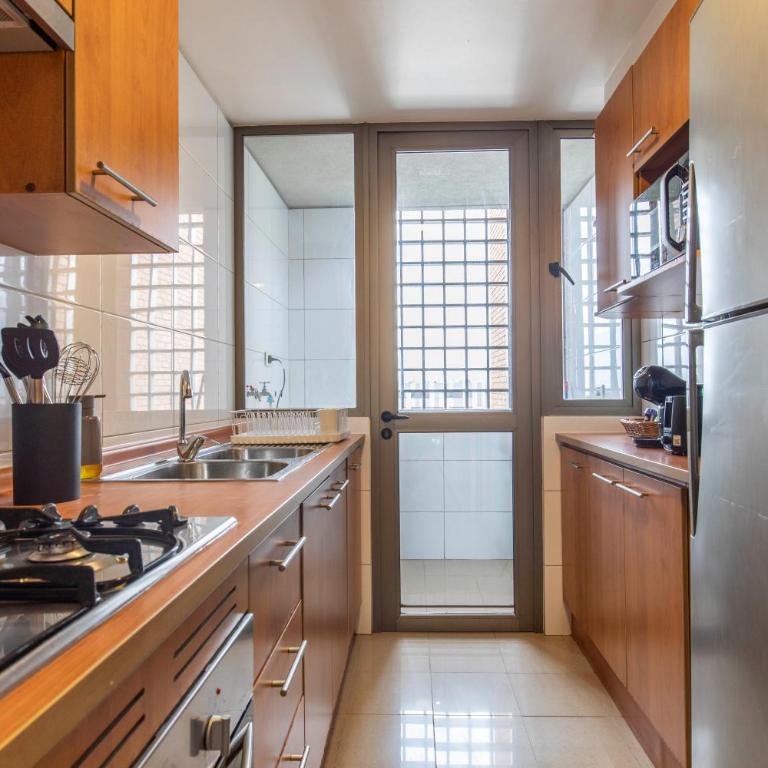 Costanera Center - vistas, metro, parking mm275 - Two-Bedroom Apartment with Balcony and Terrace - 17