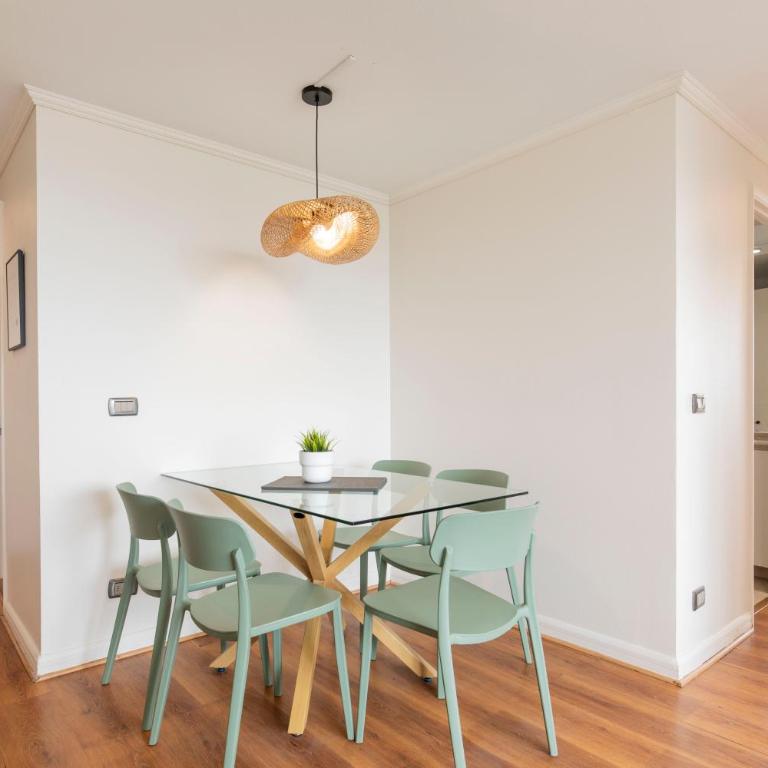 Costanera Center - vistas, metro, parking mm275 - Two-Bedroom Apartment with Balcony and Terrace - 9