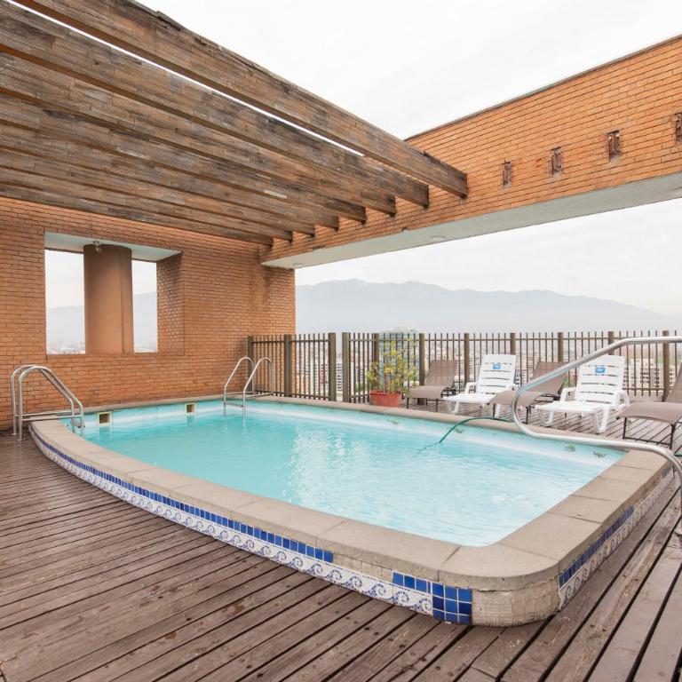 Costanera Center - vistas, metro, parking mm275 - Two-Bedroom Apartment with Balcony and Terrace - 27