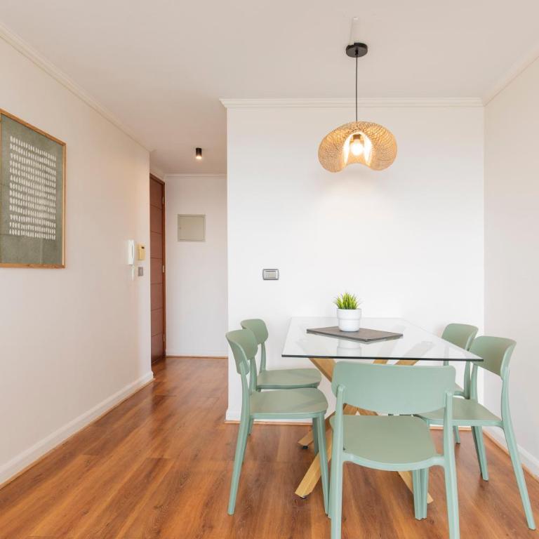 Costanera Center - vistas, metro, parking mm275 - Two-Bedroom Apartment with Balcony and Terrace - 7