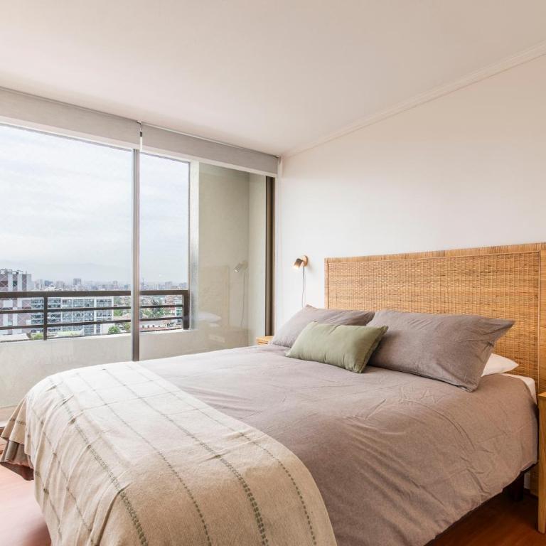 Costanera Center - vistas, metro, parking mm275 - Two-Bedroom Apartment with Balcony and Terrace - 11