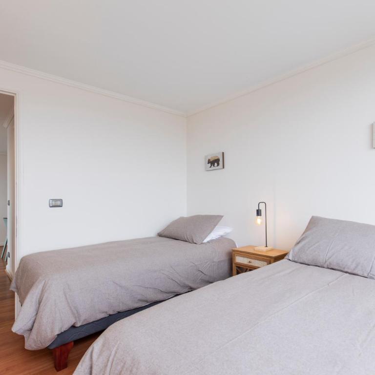 Costanera Center - vistas, metro, parking mm275 - Two-Bedroom Apartment with Balcony and Terrace - 15