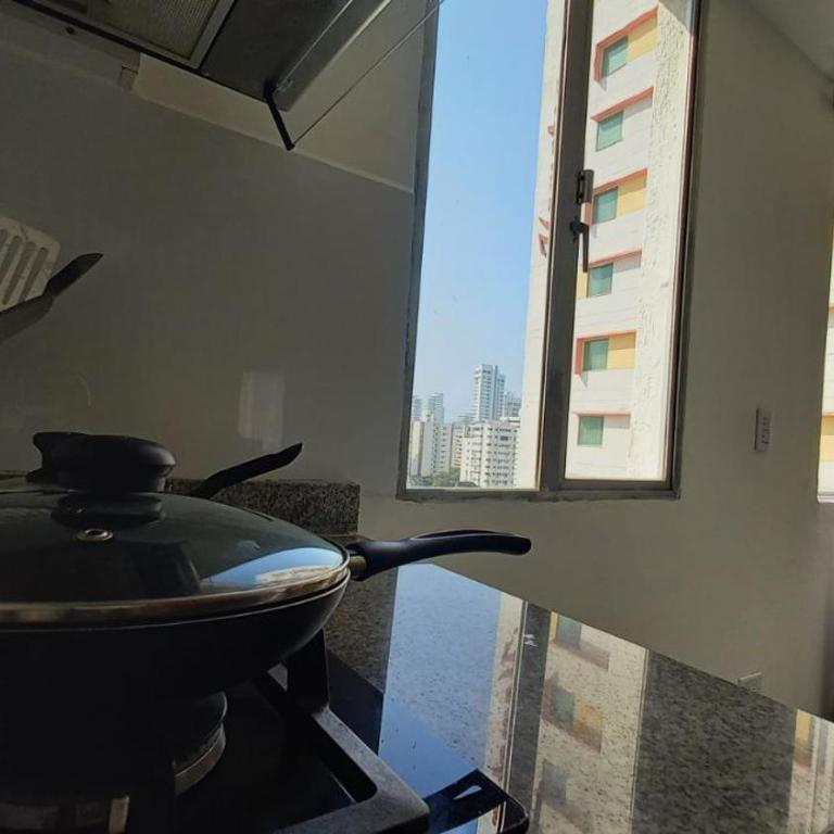 Apartamento Cerca a la playa, Piscina, Wifi, AC - Two-Bedroom Apartment - 18
