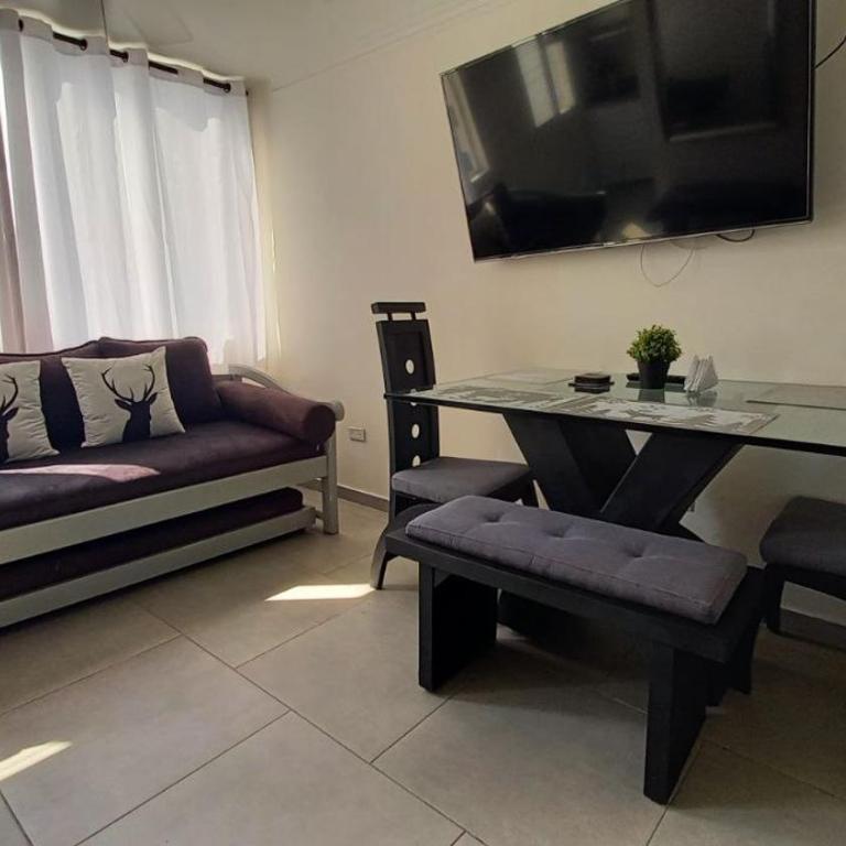 Apartamento Cerca a la playa, Piscina, Wifi, AC - Two-Bedroom Apartment - 23