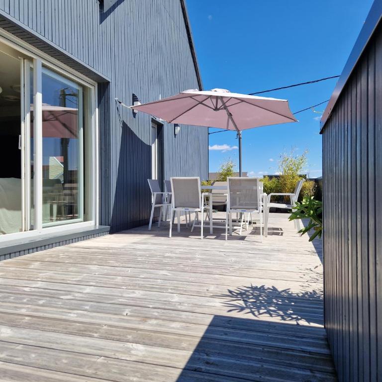ATELIER DE BERCK - Gîte 6p avec Parking GRATUIT & TERRASSE - Appartement 3 Chambres - 16