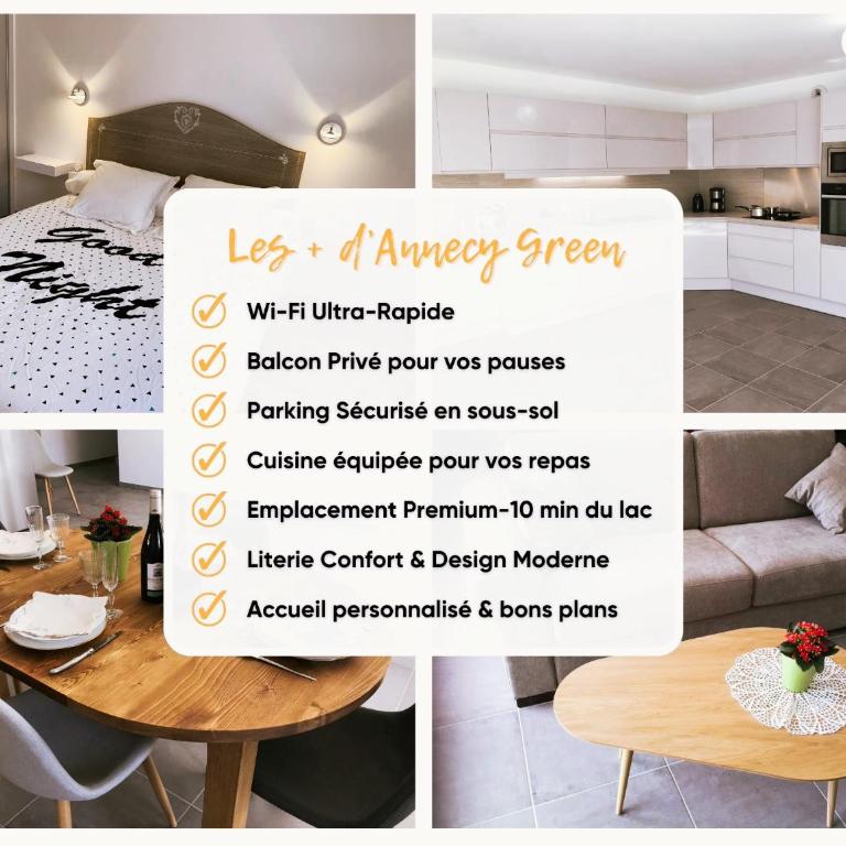 Appartement Annecy Green - Appartement 2 Chambres avec Balcon - 3
