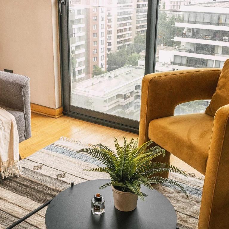 HOM l Las Condes 2D2B Metro Alcantara con Parking - Apartment - 75