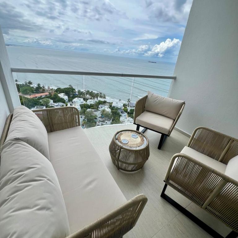 Luxurious New Oceanfront Apartment Santa Marta - One-Bedroom Apartment - 1