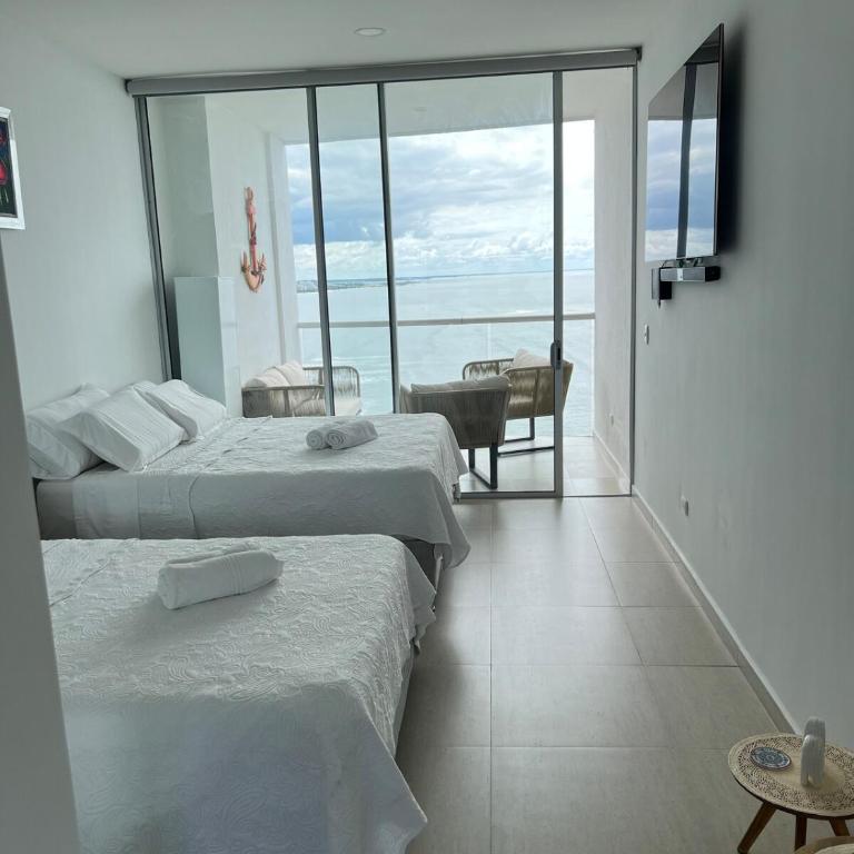 Luxurious New Oceanfront Apartment Santa Marta - One-Bedroom Apartment - 5