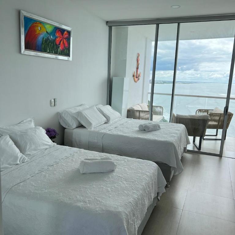 Luxurious New Oceanfront Apartment Santa Marta - One-Bedroom Apartment - 16