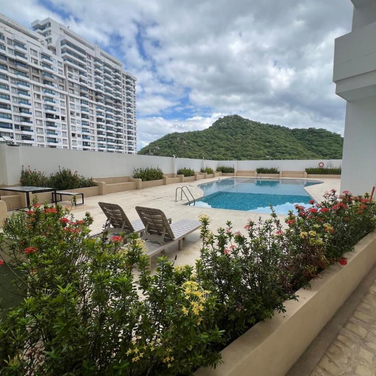 Luxurious New Oceanfront Apartment Santa Marta - One-Bedroom Apartment - 20