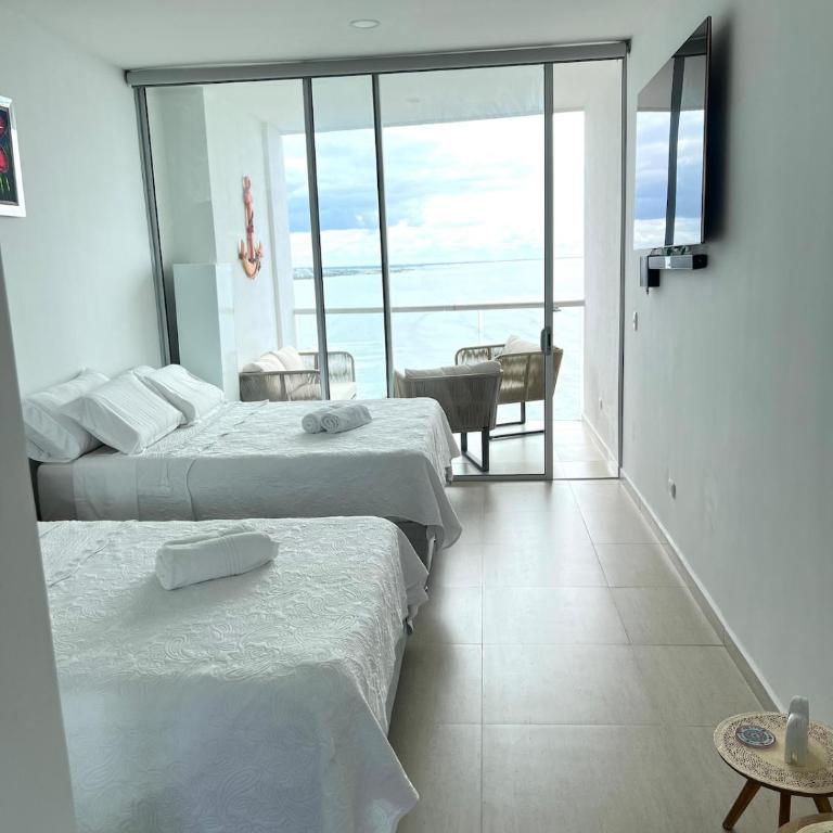 Luxurious New Oceanfront Apartment Santa Marta - One-Bedroom Apartment - 31