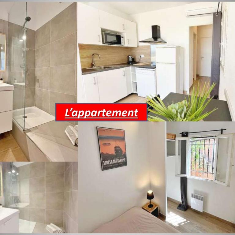Appartement 4 personnes - vue mer - Théoule sur mer - FIGUEIRETTE - Appartement 1 Chambre - 3