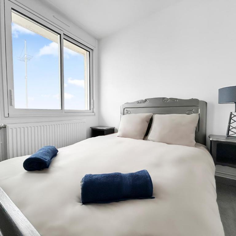 Escale marine à deux pas du sable, terrasse privée - One-Bedroom Apartment with Sea View - 15