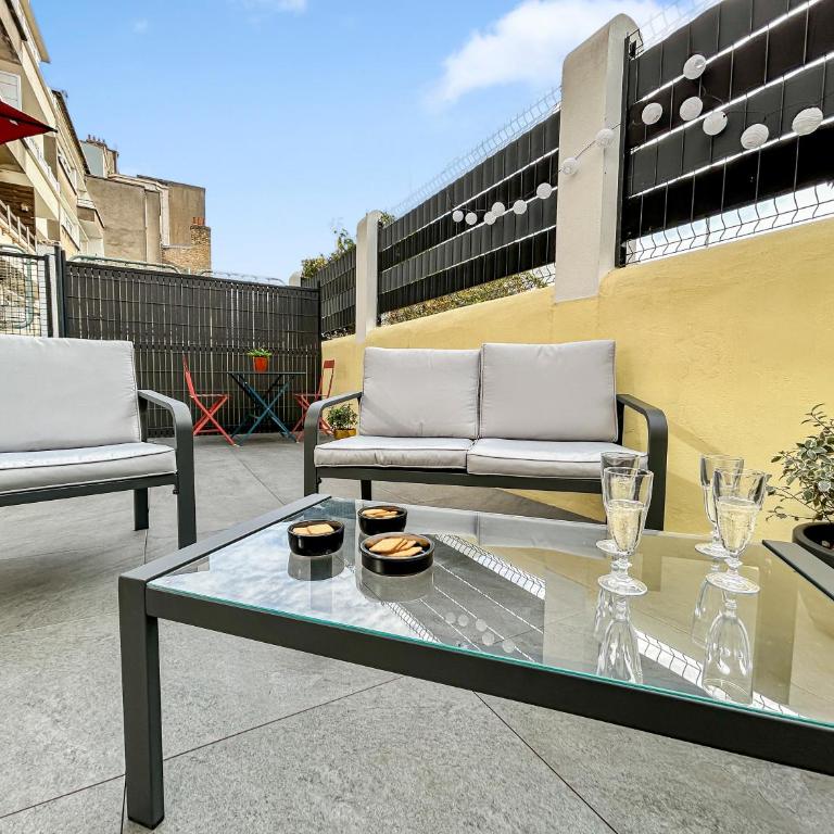 Escale marine à deux pas du sable, terrasse privée - One-Bedroom Apartment with Sea View - 28