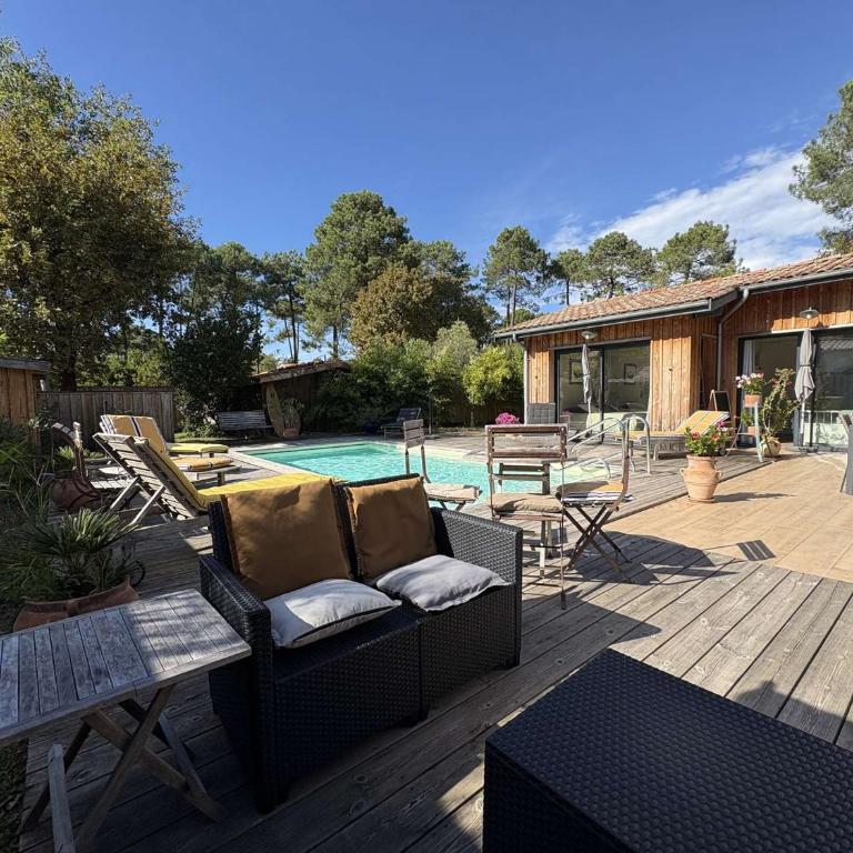 Villa paisible avec piscine chauffée et climatisation à Lège-Cap-Ferret - FR-1-736-65 - Villa - 20
