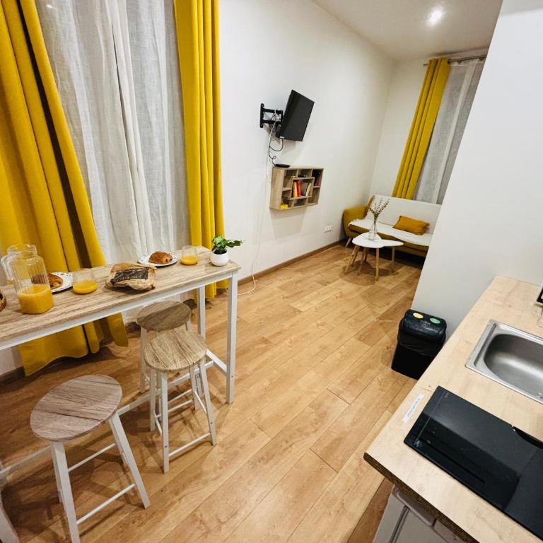 La parenthèse - Proche gare - Saint Etienne - Appartement 1 Chambre - 23