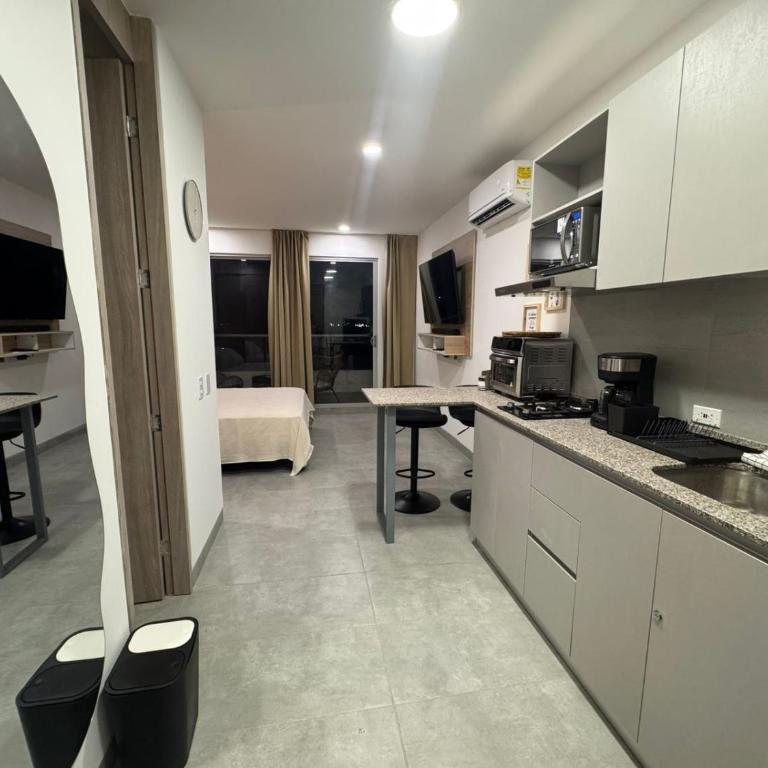 Apartamento con vista,piscina y playa -SantaMarina-803 - One-Bedroom Apartment - 5