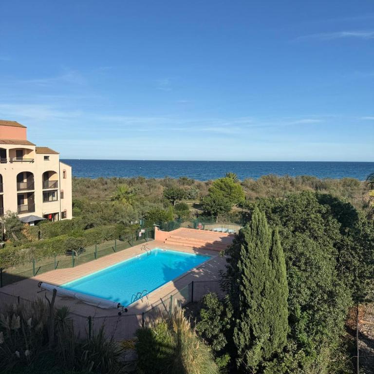 Appartement vue mer Saint Cyprien Plage - Two-Bedroom Apartment - 20
