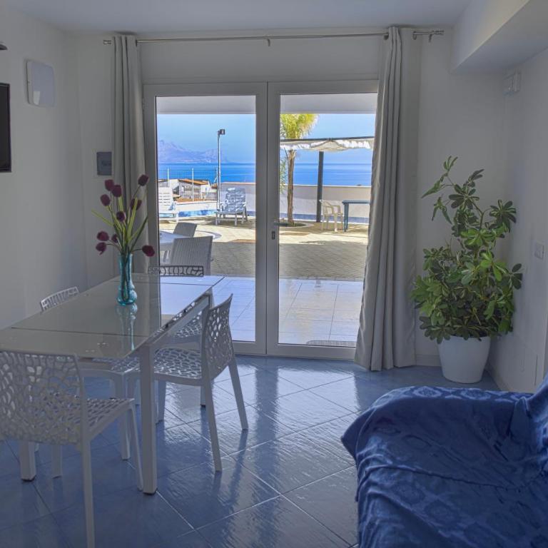 Villa Cielo d'Alcamo Marina - Apartment mit 2 Schlafzimmern und Meerblick - 10