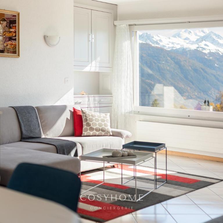 La Lisière - Crans-Montana - CosyHome - Appartement 1 Chambre avec Balcon et Vue sur les Montagnes - 6