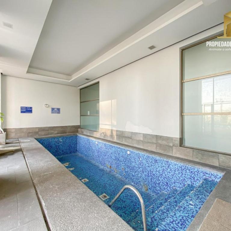 Departamento con Terraza, Vista al Mar y Piscina en Viña - Three-Bedroom Apartment - 1
