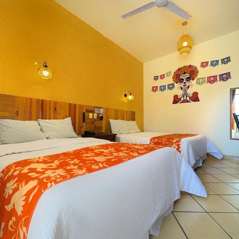Hotel Escalada - Habitación Doble - 2 camas - 6