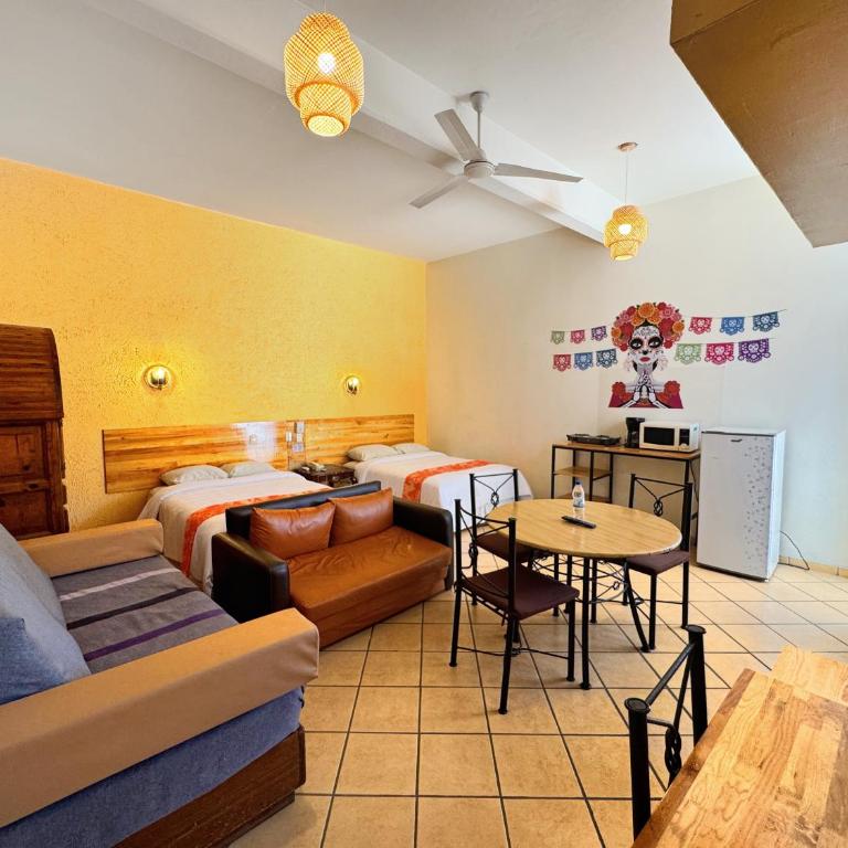 Hotel Escalada - Estudio con sofá cama - 6