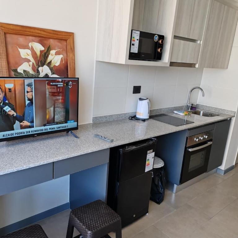 Studio full equipado - One-Bedroom Apartment - 3