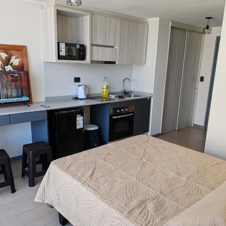 Studio full equipado - One-Bedroom Apartment - 2