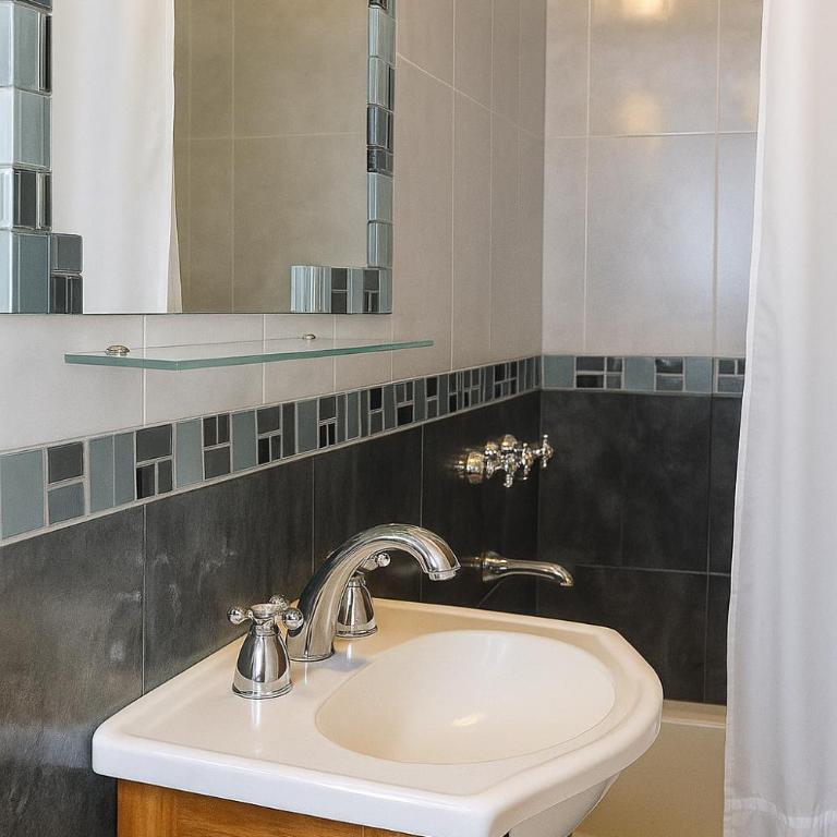 Cabaña en el pinar de la lucila del mar -de dos pisos- - Casa con 1 dormitorio - 4