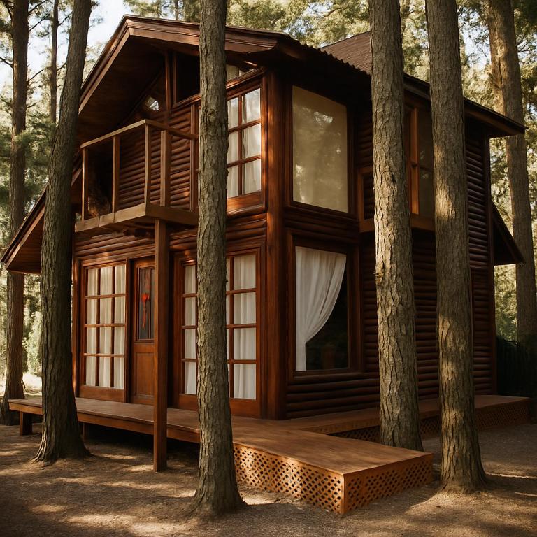 Cabaña en el pinar de la lucila del mar -de dos pisos- - Casa con 1 dormitorio - 9